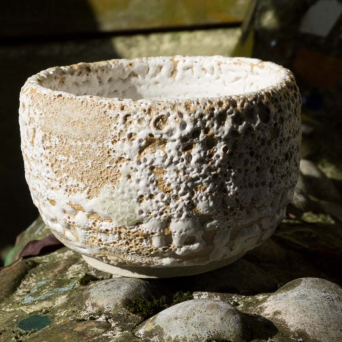 Teeschale, Shino Lavaglasur, ø8,5cm, Höhe 7,5cm, 120,00€