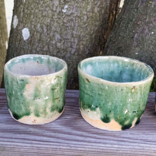 12 Espressoschälchen, Oribe, ø 5-6cm, Höhe 5-6cm, Stück 10€ oder alle für 100€