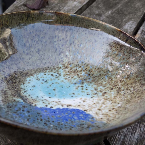 3 Hasenfellschalen mt verschiedenen Farben, ø 12cm, Höhe 6cm, zusammen 90€, einzeln 35€