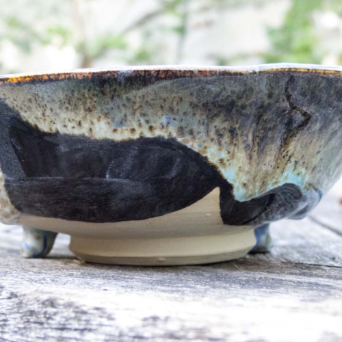 3 Hasenfellschalen mt verschiedenen Farben, ø 12cm, Höhe 6cm, zusammen 90€, einzeln 35€