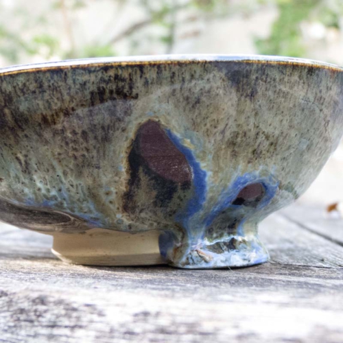 3 Hasenfellschalen mt verschiedenen Farben, ø 12cm, Höhe 6cm, zusammen 90€, einzeln 35€