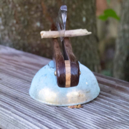 Wade and Butcher, derbes Rasiermesser, 20mm breit, neu aufgebaut, Schale aus Nussbaum, mit Schellack behandelt 120€